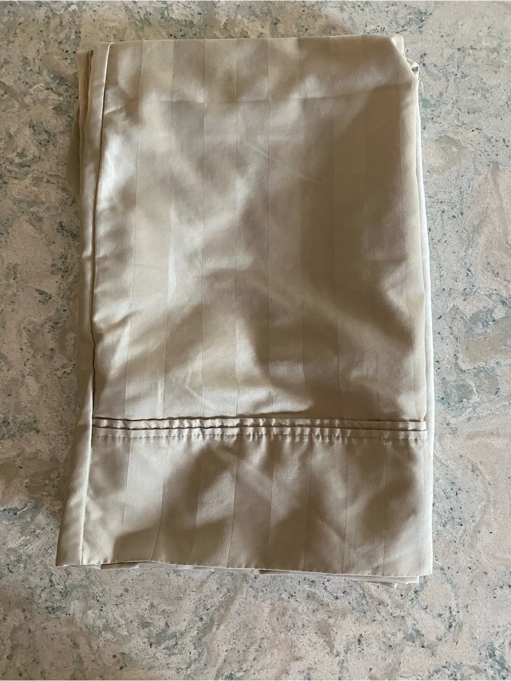 Members Mark Hotel Collection Luxury Pillowcase with Subtle Stripe Sateen Finish